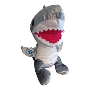 Build-A-Bear Shark Week Silver and White Shark Plush